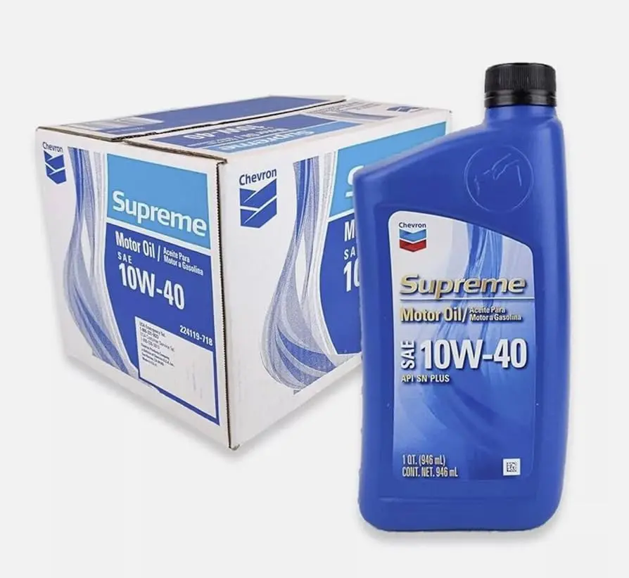 Chevron 10W40 1Qt (Chevron Supreme Synthetic Blend 10W40 1Qt)