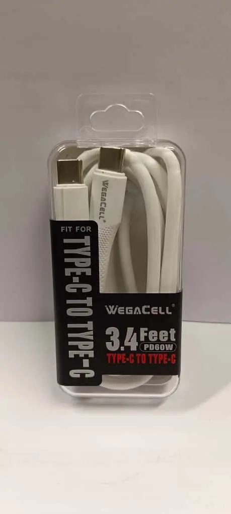 Wl-339Tyc-Tyc (3.4Ft Pd60W Type-C + Type-C Cable In Clear Case)