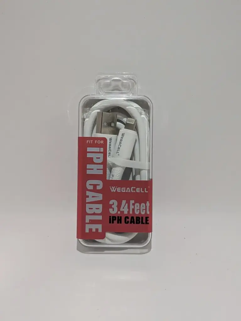 Wl-Cbl336-Iph (3.4Ft Usb + Iphone Cable In Clear Case)