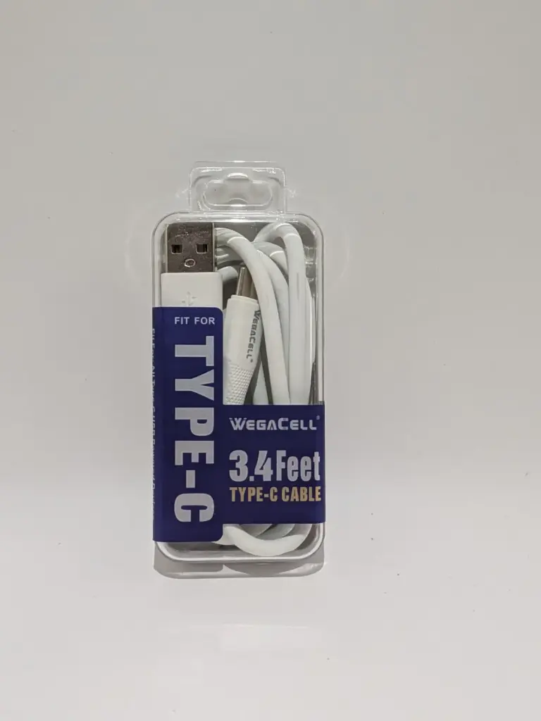 Wl-Cbl337-Tyc (3.4Ft Usb + Type-C Cable In Clear Case)