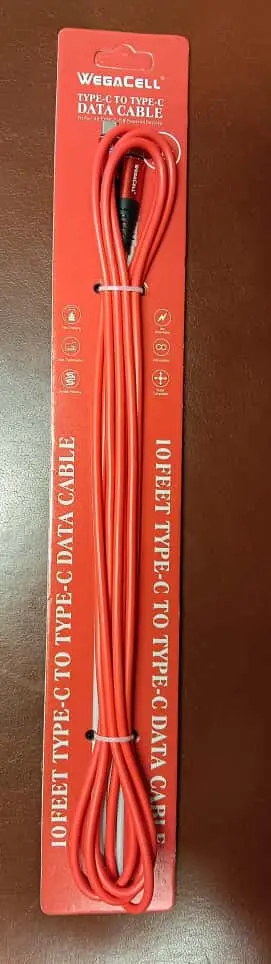 Wl-10Ftcbl252Tyc-Tyc (10Ft Type-C To Type-C Data Cable)