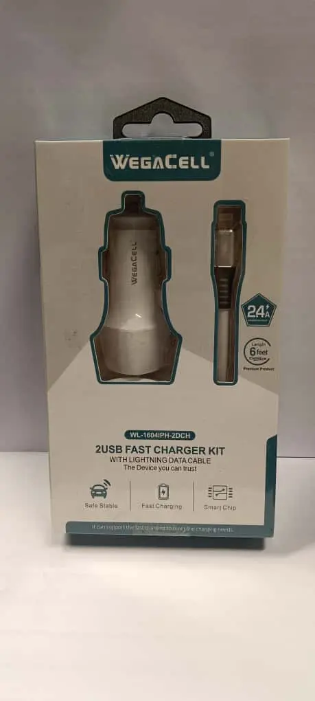 Wl-1604Iph-2Dch (Car Charger W Charging Data Cable)
