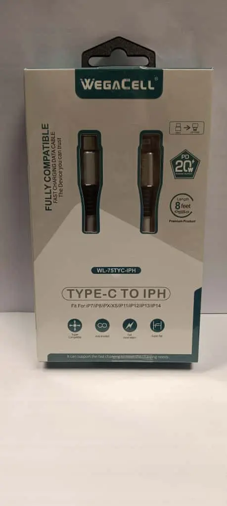 Wl-75Tyc-Iph (Type-C To Iph 18W)
