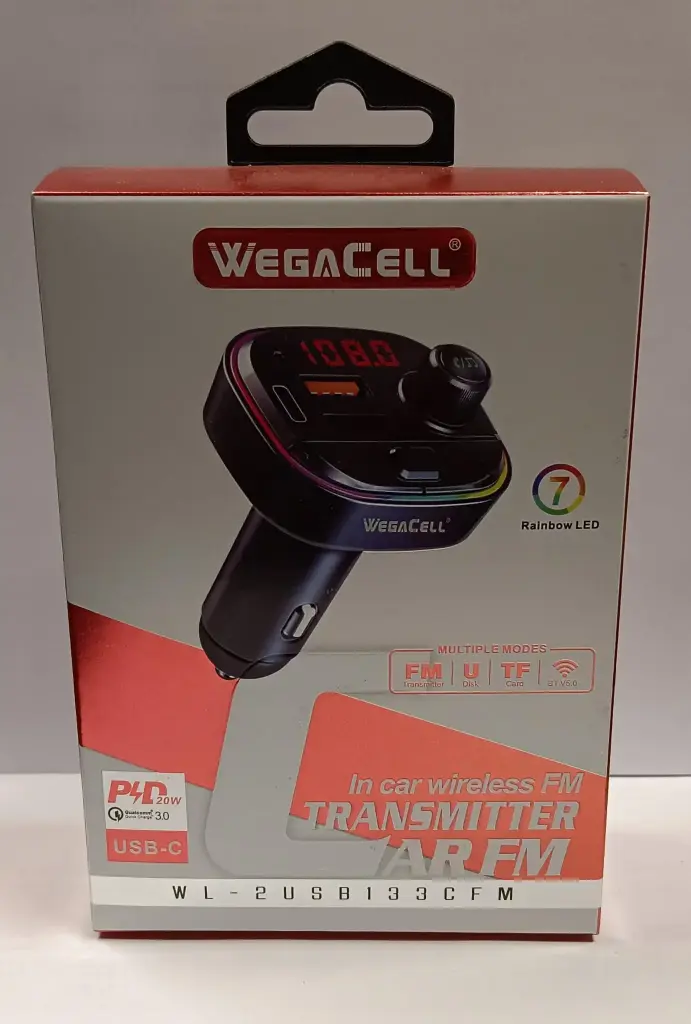 Wl-2Usb133-Cfm (Car Fm Transmitter With Pd Charging)