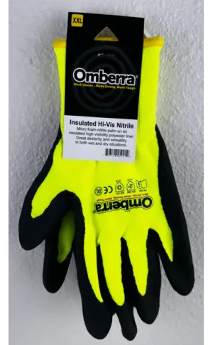 Insulated Hivis Nitrile Xxl (Xx Large Insulated Hivis Nitrile Glove 1 Pair)