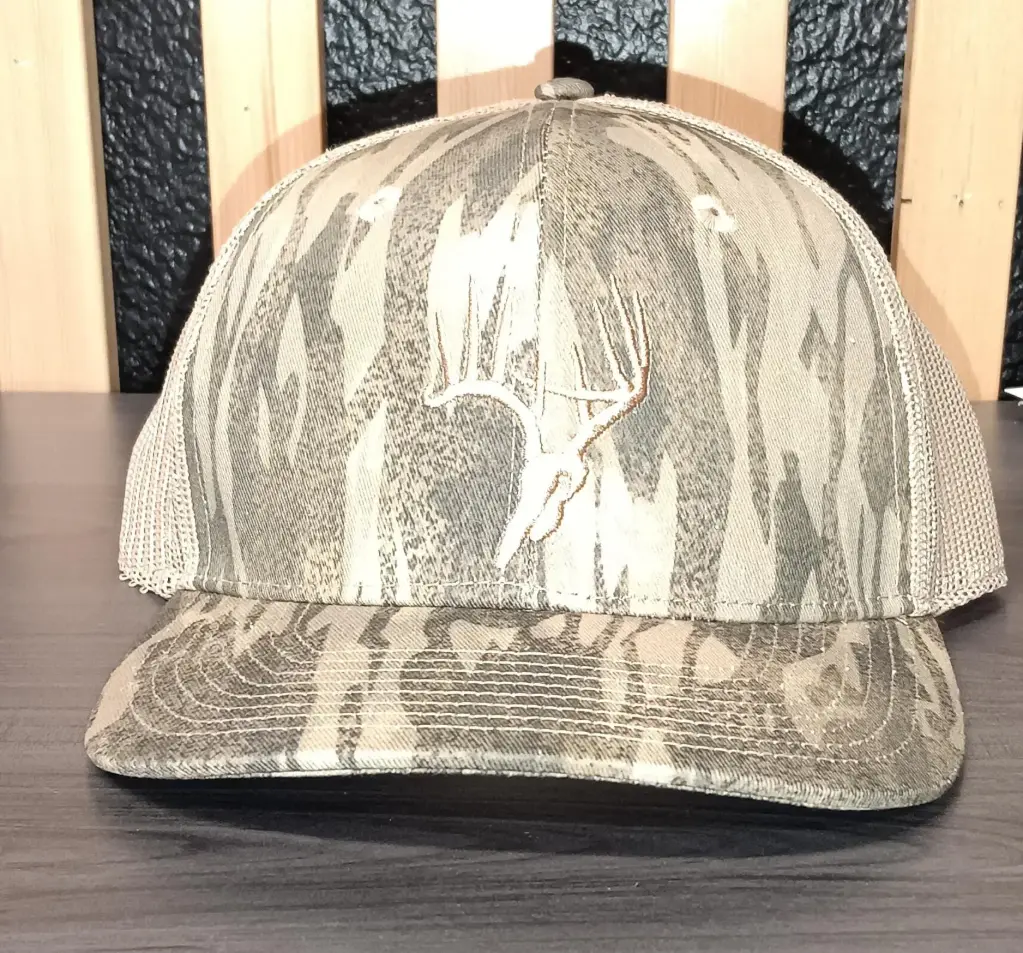 Ah-Mh-Eb29 (Brown Camo Fabric Khaki Mesh/Embroidery)
