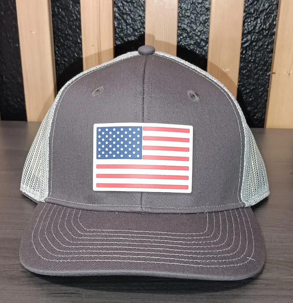 Ah-Mh-Rp19 (Dark Grey Fabric Light Grey Mesh/Rubber Patch)