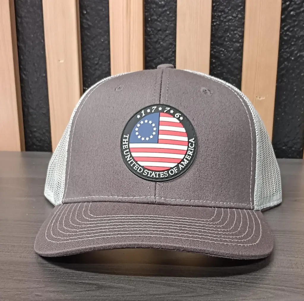 Ah-Mh-Rp26 (Dark Grey Fabric Light Grey Mesh/Rubber Patch)
