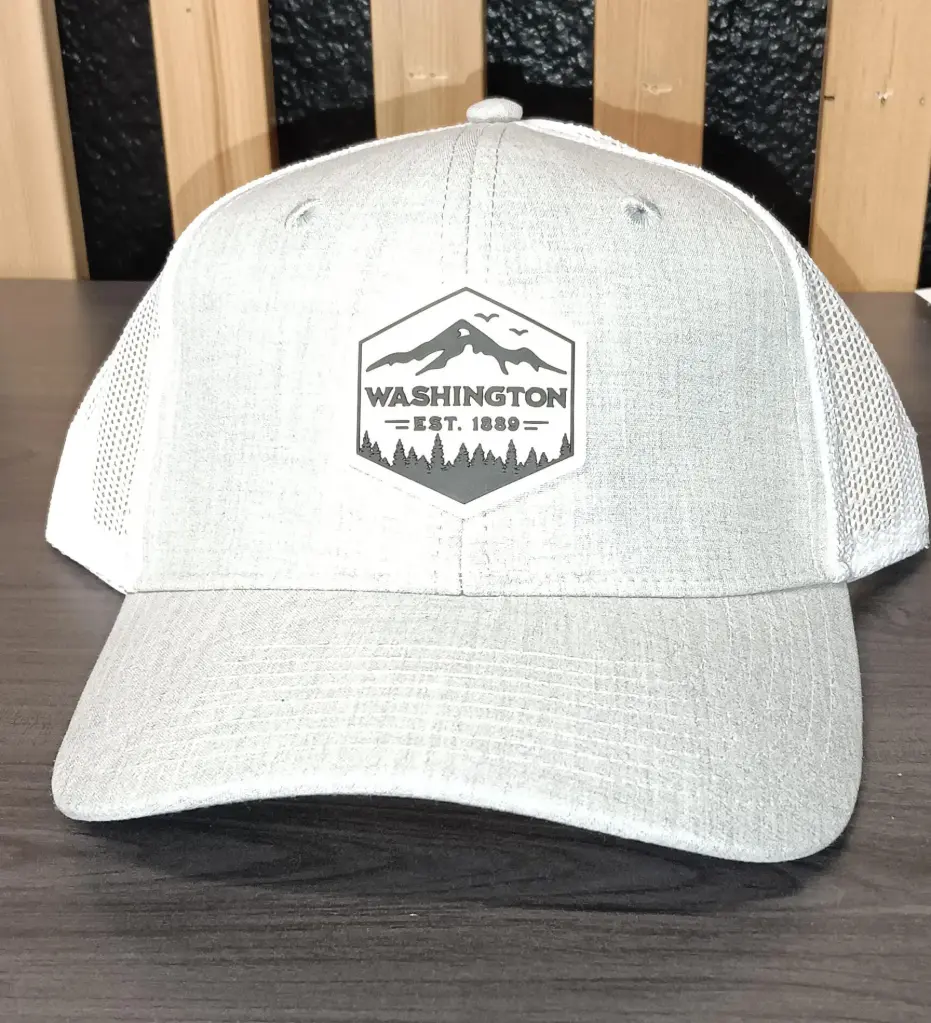 Ah-Mh-Rp28 (Light Grey Fabric White Mesh/Rubber Patch)