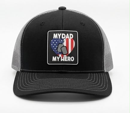 Ah-Mh-Rp29 (Black Fabric Light Grey Mesh/Rubber Patch)