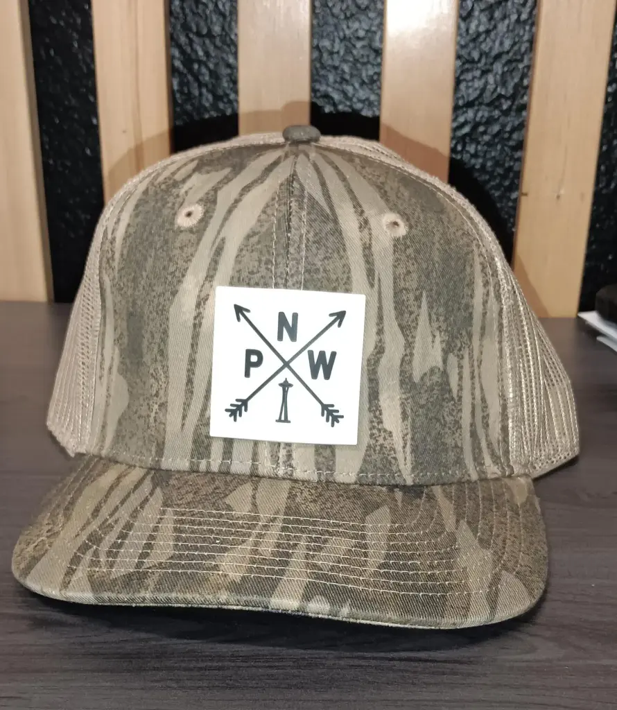 Ah-Mh-Rp34 (Brown Camo Fabric Khaki Mesh/Rubber Patch)