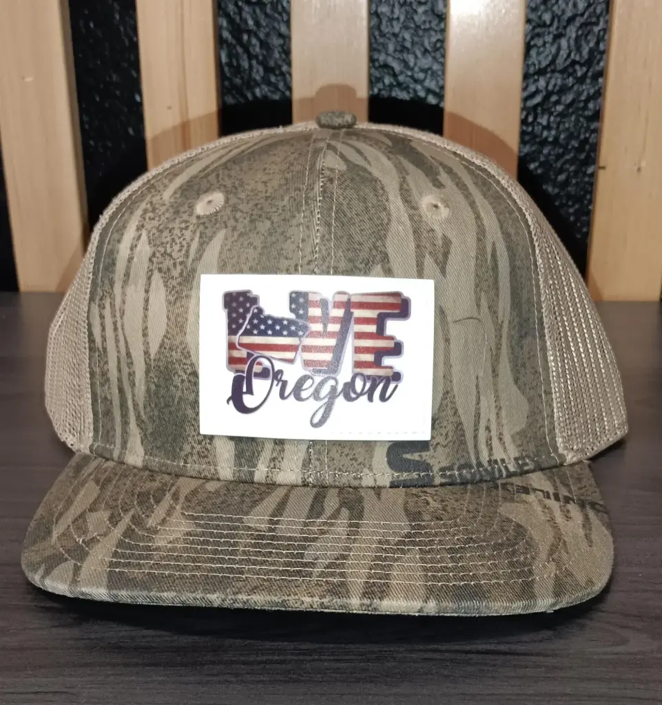 Ah-Mh-Rp36 (Brown Camo Fabric Khaki Mesh/Rubber Patch)