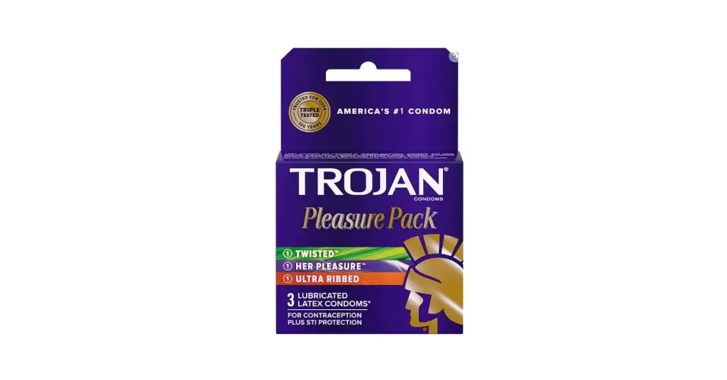 #6174 Trojan Pleasure Pack Asst (3Ct Lubricated Latex Condoms Upc #6174)