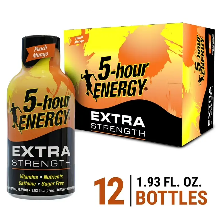 #6725 5 Hr Energy Xs Peach Mang (Xtra Strngth Peach Mango 2Oz/12Bottles)
