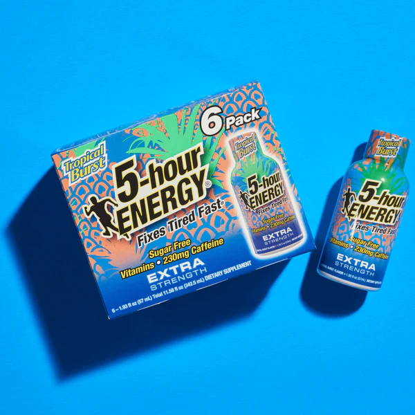 #6749 5 Hr Energy Xs Trop Burst (Xtra Strngth Tropical Burst 2Oz/12Bottles)