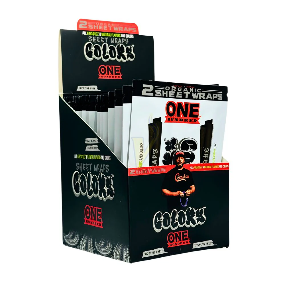 Sweet Wraps One Hundred (One Hundred Colors Organic Sweet Wraps 25/2Ct Disp)