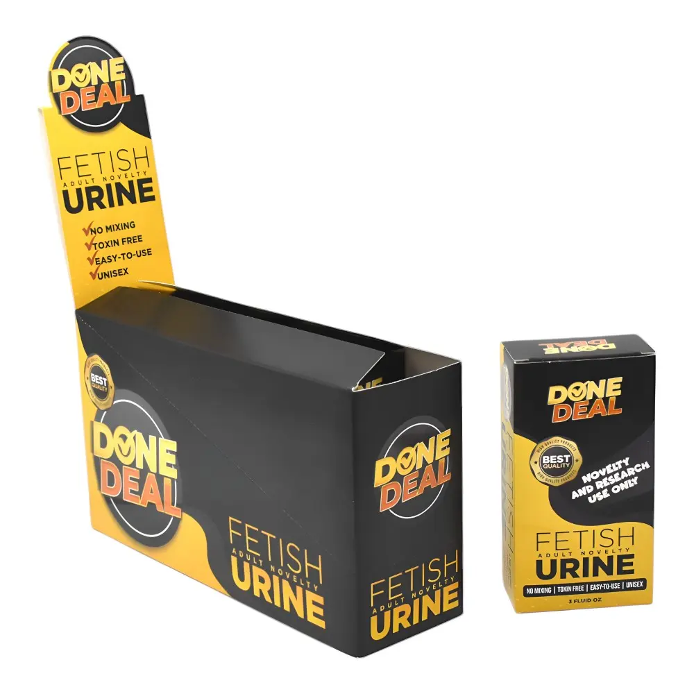 #634 Done Deal Novelty Urine (6Pcs Done Deal Fetish Adult Novelty Urine 3Oz #634)