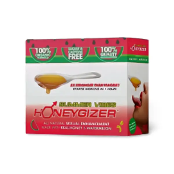 Honeygizer Summer Vibes (Real Honey & Watermelon 24 Packs (1 Spoon Per Pk))