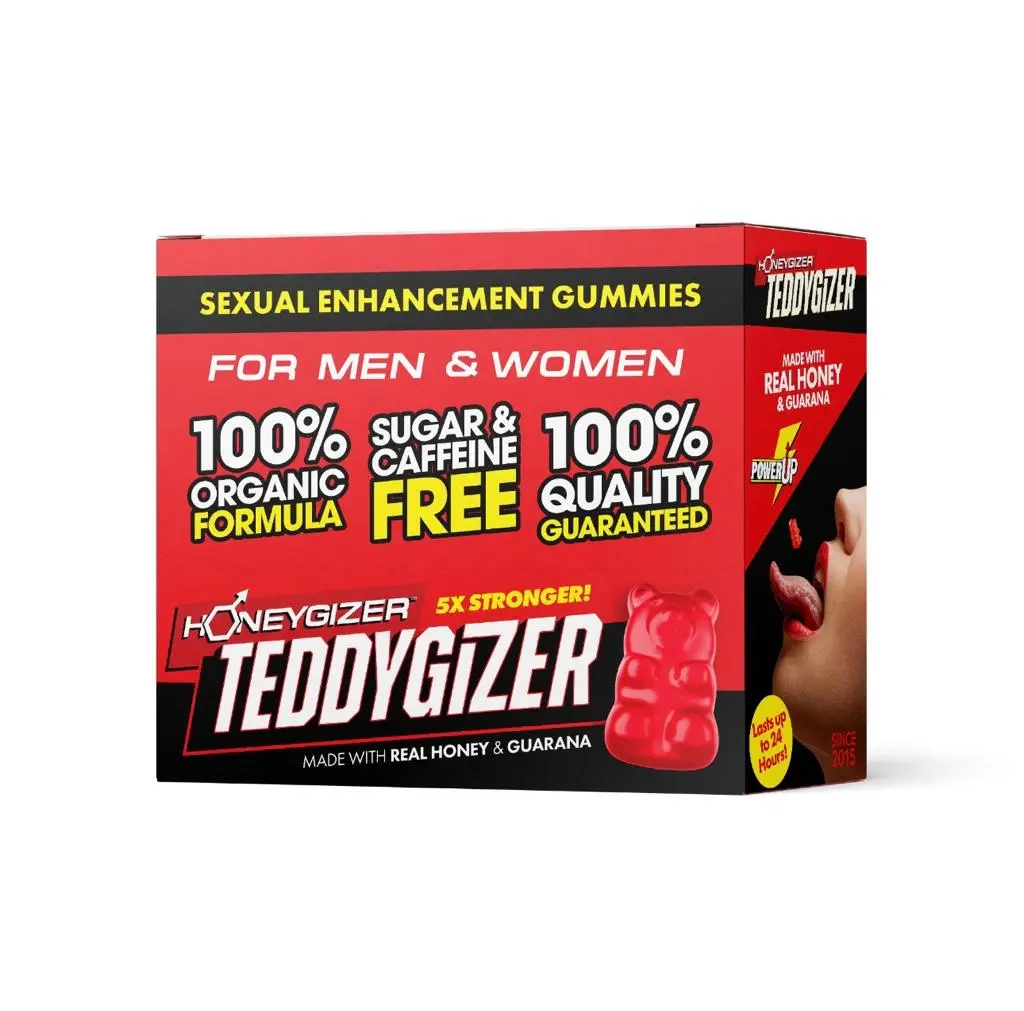 Teddygizer Red (Teddygizer Real Honey & Guarana 2 Gummies 24 Packs)