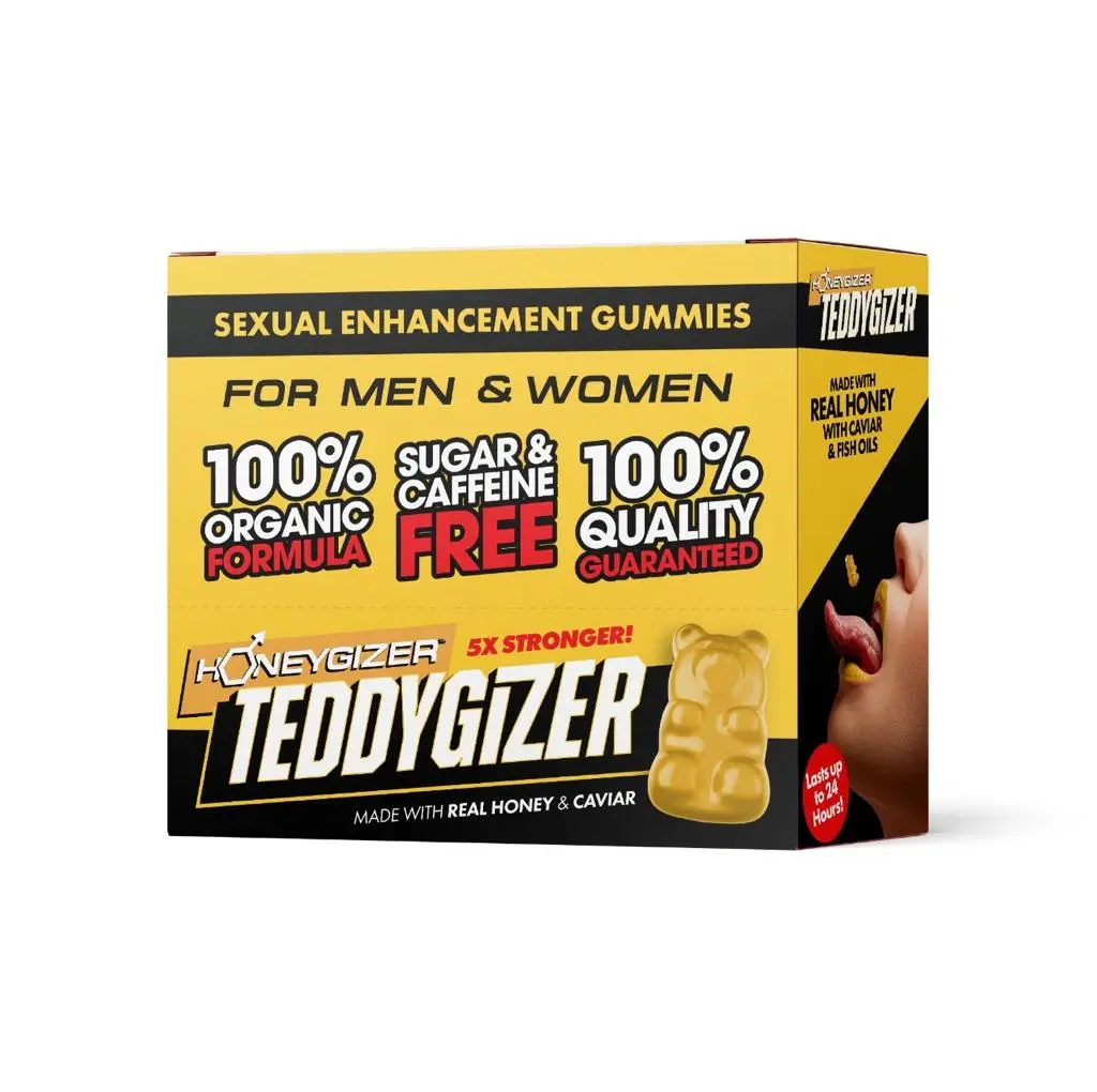 Teddygizer Yellow (Teddygizer Real Honey & Caviar 2 Gummies 24 Packs)