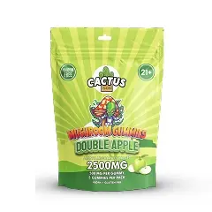 Cmg Double Apple (Cactus Mushroom Gummies 5Ct Per Pk 2500Mg)