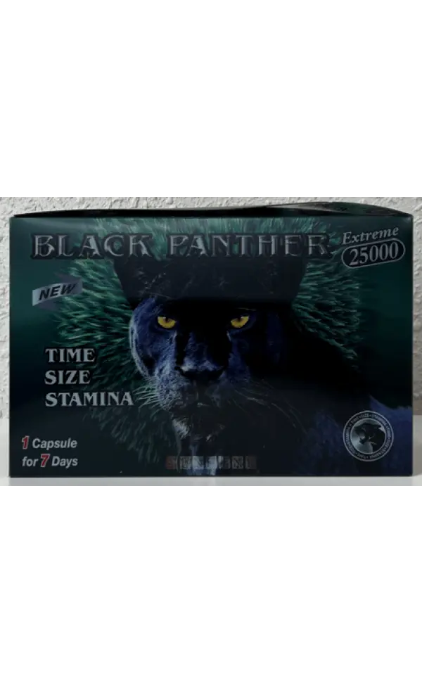 Black Panther 25000 (S) (24 Packs Per Box (Single Pill Per Pack))