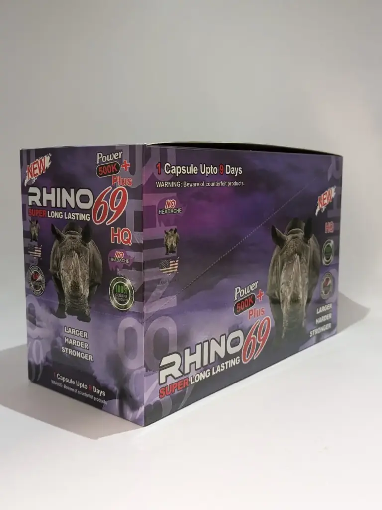 Rhino 69 500K Plus (S) (24 Packs Per Box (Single Pill Per Pack))