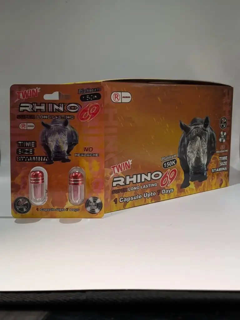 Rhino 69 150K (D) (24 Packs Per Box (Double Pill Per Pack))