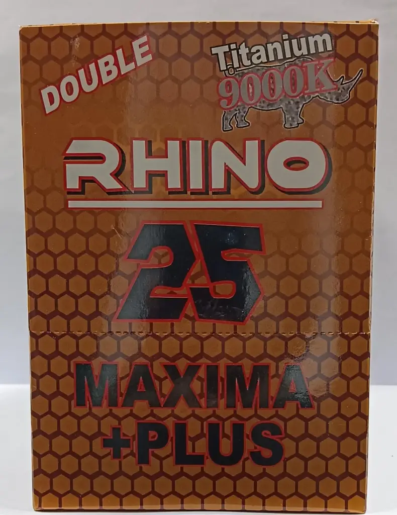 Rhino 25 9000K (D) (24 Packs Per Box (Double Pill Per Pack))