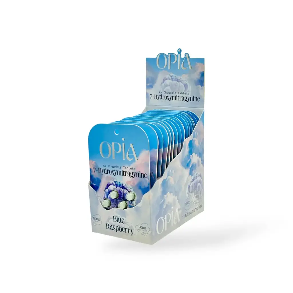 Opia Blue Rasp 4/10Ct (Opia 7 Hydroxy 20Mg Tab 4Pk 10Ct Blue Rasp)