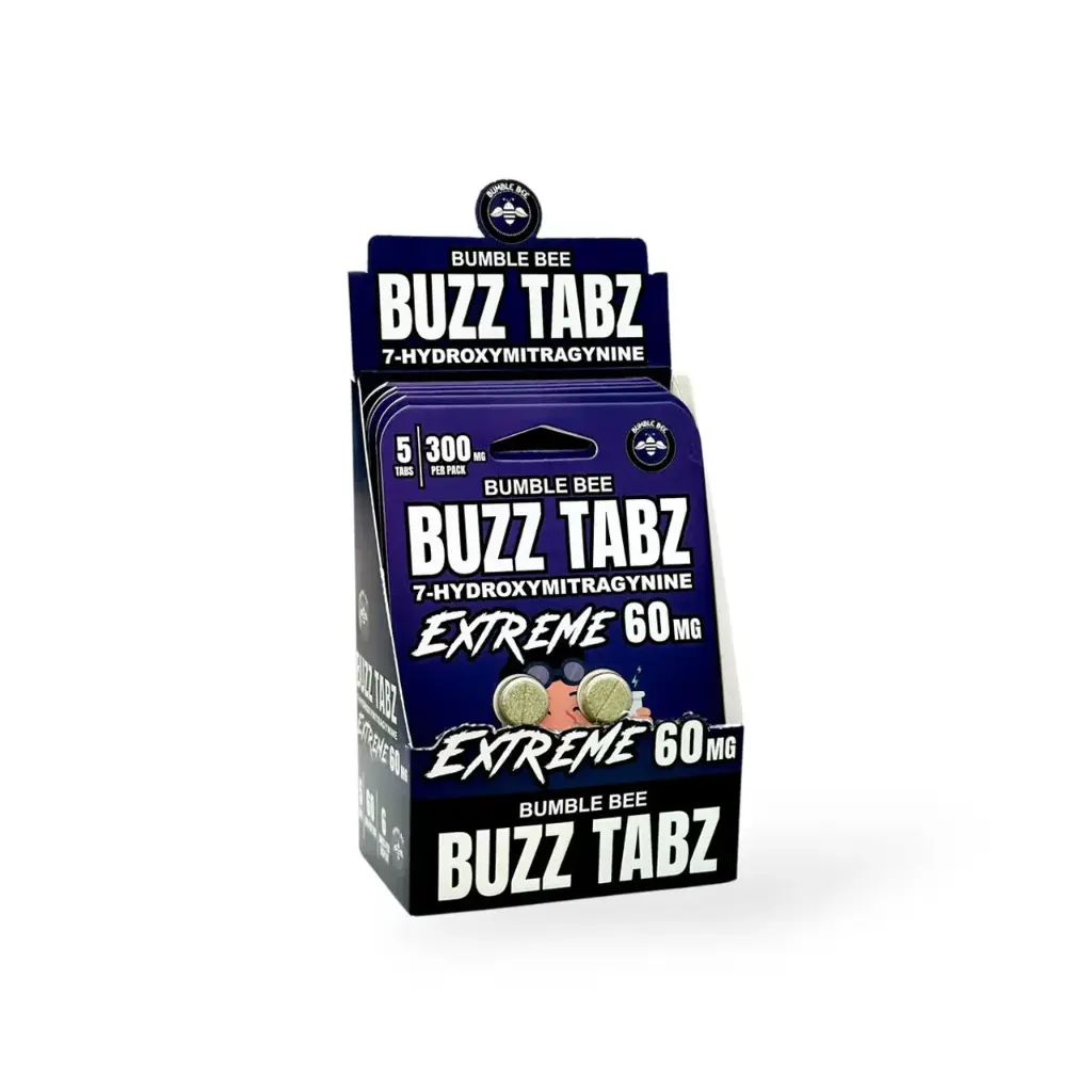 Bb-Buz605Ct (Extreme Bumble Bee Buzz Tabz 7-Oh 60Mg 5Ct Blister Pk/6Pk Per Display)
