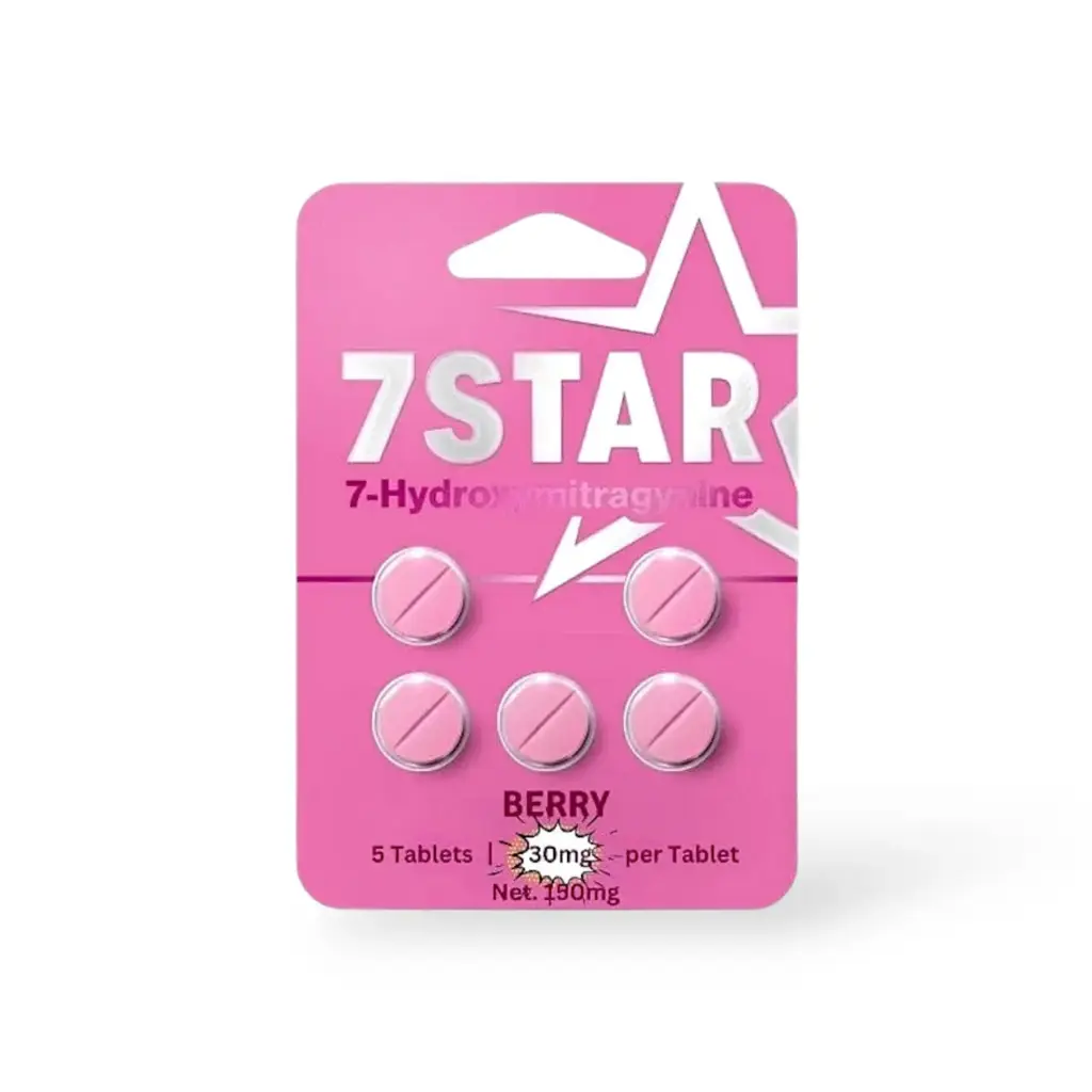 7 Star 30Mg 5Ct Berry (7 Star 7-Hydroxy 30Mg 12Pk 5Ct Berry)