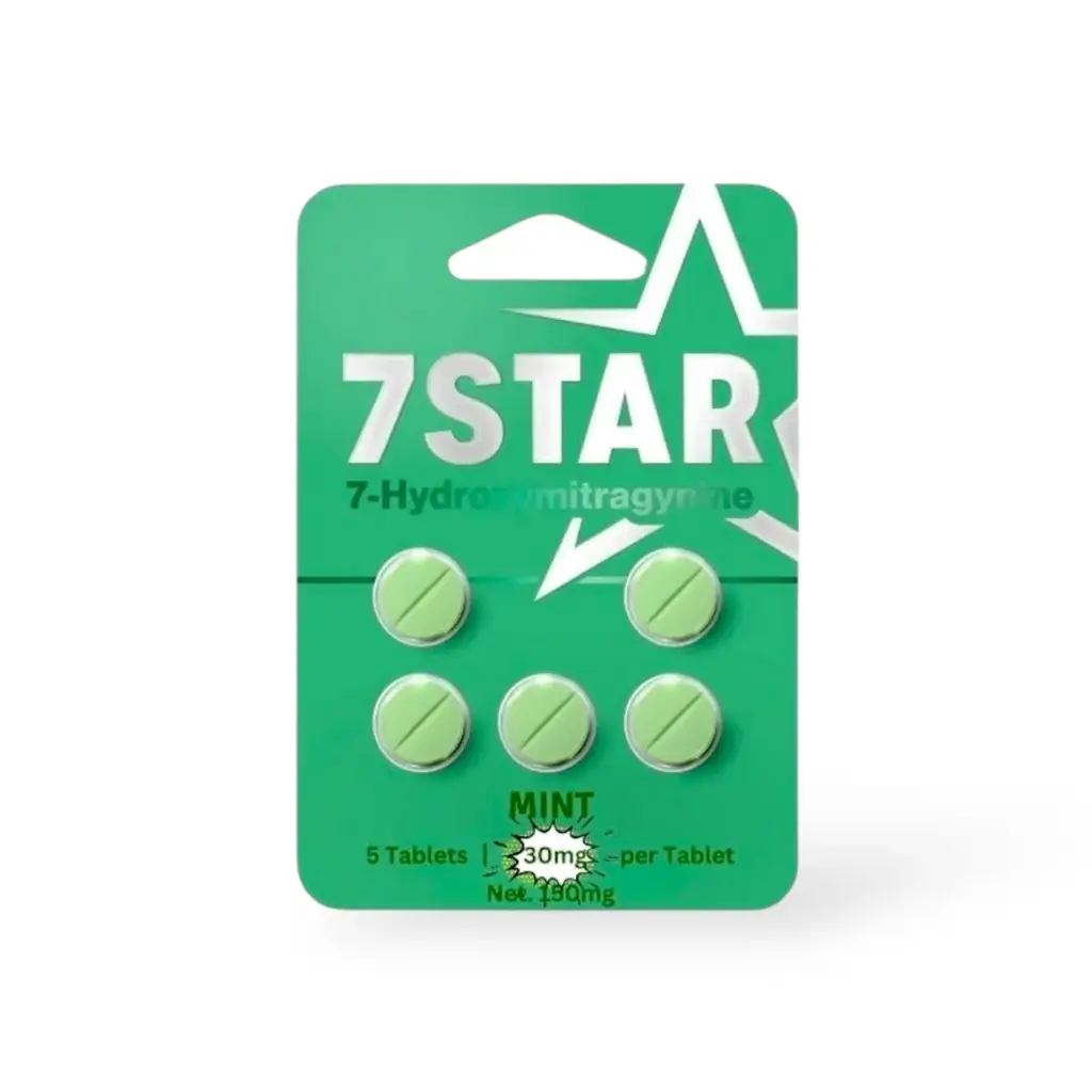 7 Star 30Mg 5Ct Mint (7 Star 7-Hydroxy 30Mg 12Pk 5Ct Mint)