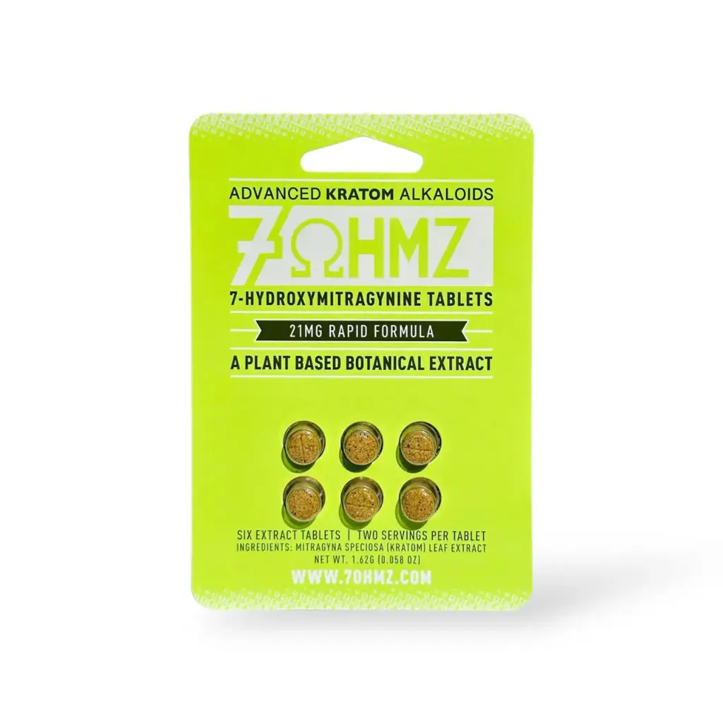7 Ohmz Green 6Ct (7 Ohmz 7-Hydroxy Rapid Formula  21Mg 20Pk 6Ct Green)