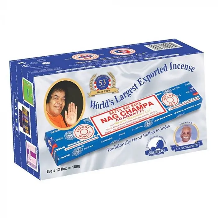 Nag Champa Blue (12 Pcs Per Box 15G Each (Agarbatti))