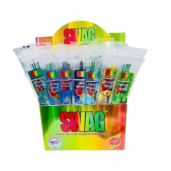 Swag Insence (72 Packs Per Dipslay (10 Sticks Per Pack))