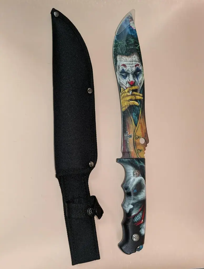 Se-1864-2 (Snake Eye Full Tang Fix Blade Hunting Knife With Sheath)
