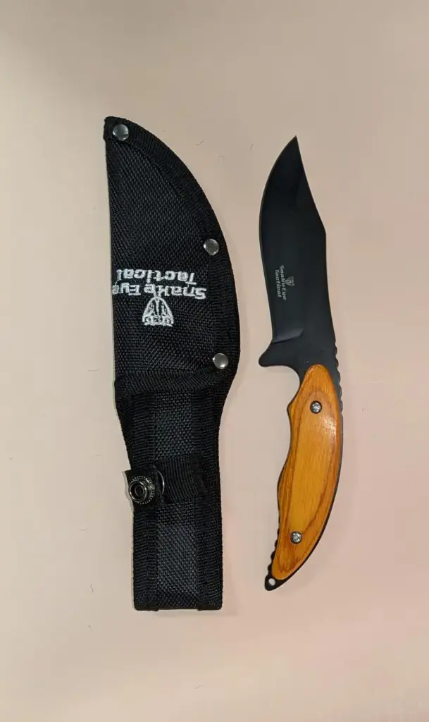 Hk-008Cw (Snake Eye Tactical Skinner Knife Blade 8.5" Overall)