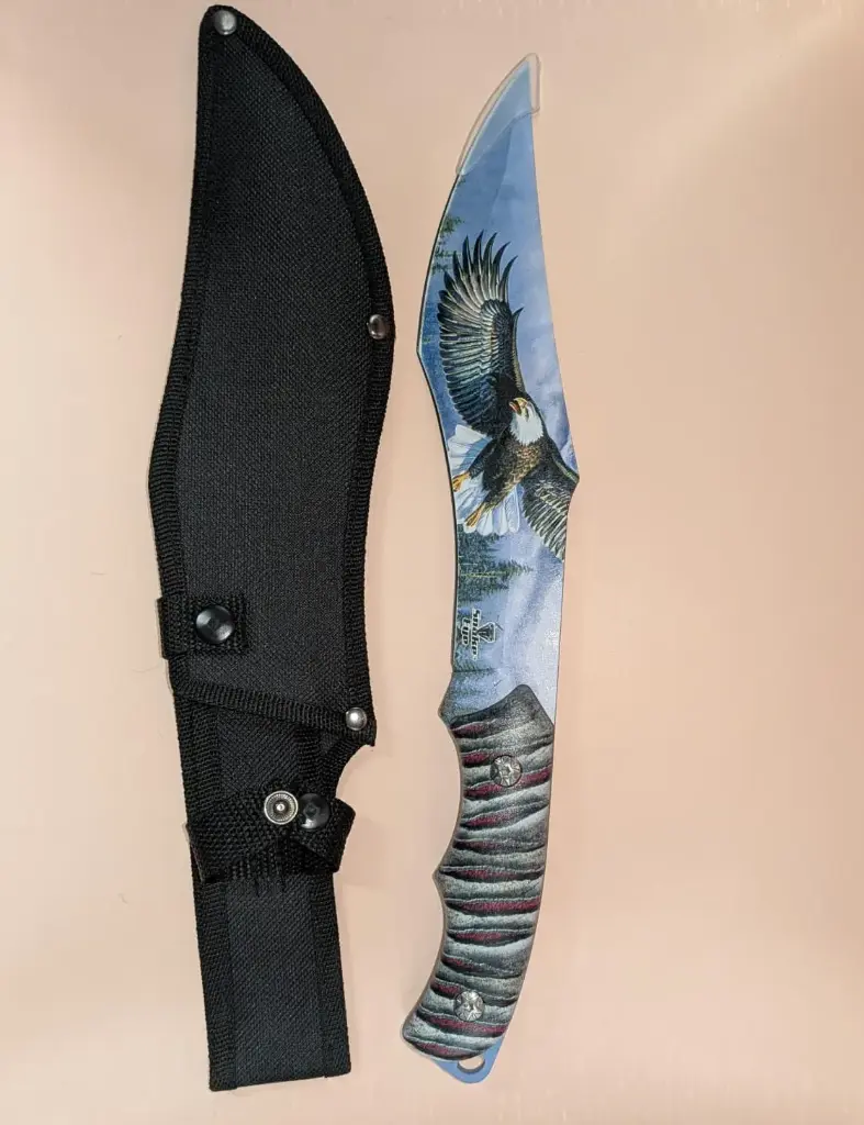Se-1868-1 (Snake Eye Full Tang Fix Blade Hunting Knife Collection 13" Overall)