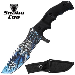 Se-310462-14 (Snake Eye Tactical Heavy Duty Fix Blade Knife 8.5" Overall W/ Case)