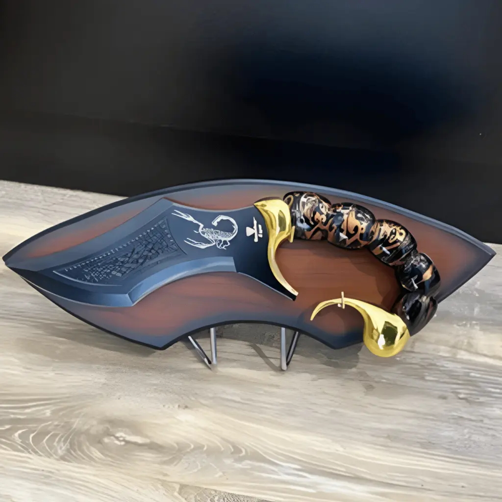Se-2338 (Scorpian'S Tail Knife With Plq)