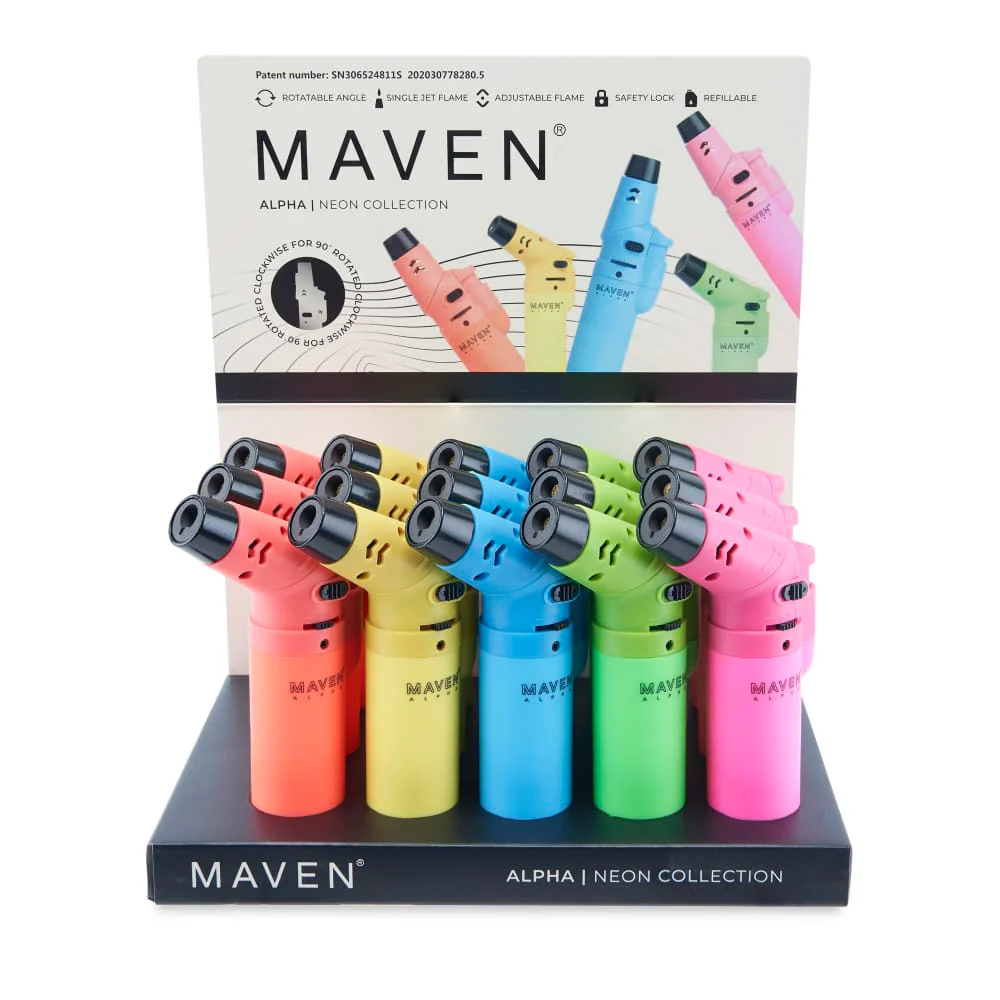 Torch-1169N Bx (Maven Alpha Neon 15 Count Display)
