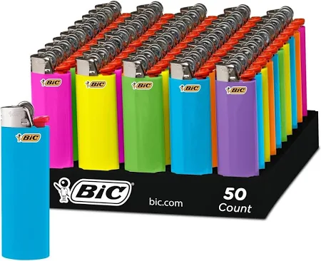 Bic Lighter Lrg New (Big Lighter Large 50Pc Display)