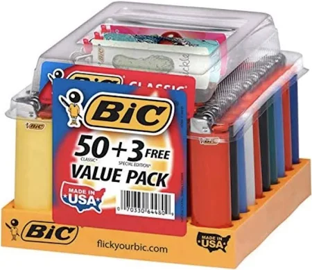 Bic-Large Classic 50+3 (Bic Lighters - 50Ct)
