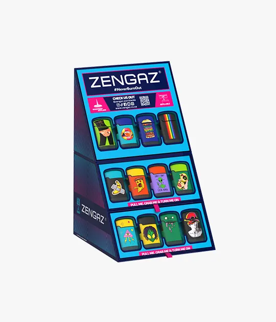 Zengaz Lighter Display (Zengaz Lighter 48Ct Display)