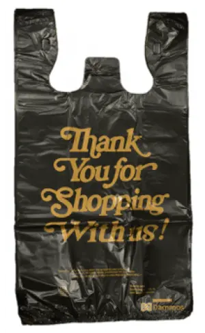 Thank You Bags 1000Ct (M) (Medium Thank You T-Shirt Bags 1000 Ct 10" X 5" X 18" 1...