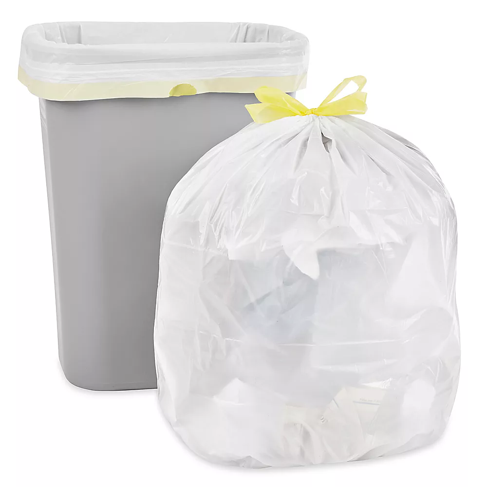 Drawtape Can Liner 13 Gallon 1 TRASH BAG  (Size 24X27 200Ct Box)