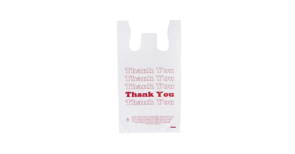 1/6 Recycle Large Bag 300 Pcs (White 13X7X21 200Pcs 57 Micron)