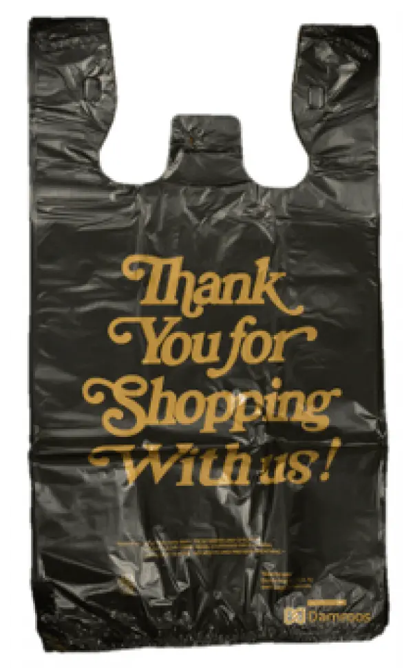 Thank You Bags 1000Ct (L) (Large Thank You Bags 1000 Ct 11.5" X 6.5 X 21" 14 Micron)