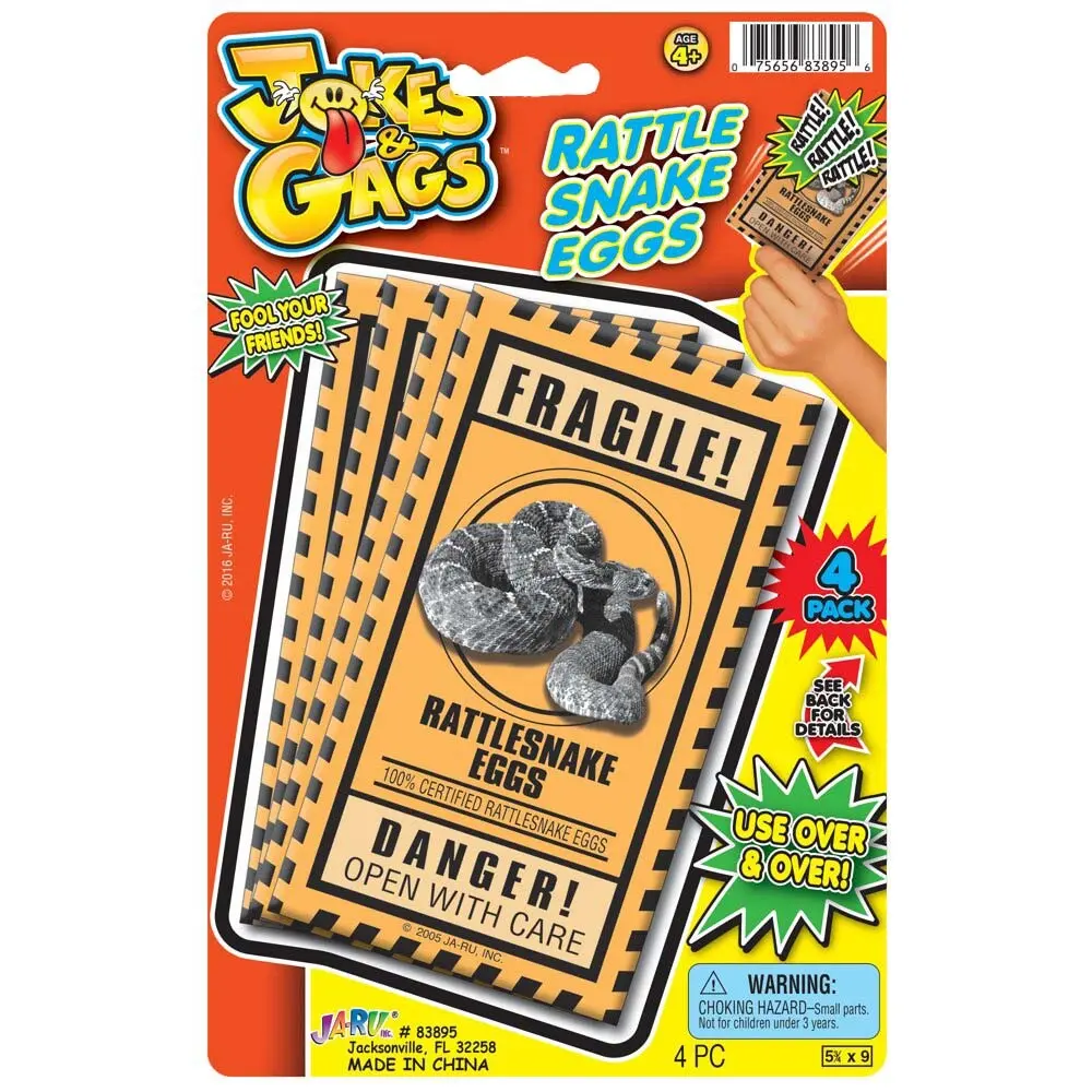 #83895 Rattle Snake Eggs (Jokes & Gags Rattle Snake Eggs 1Ct)